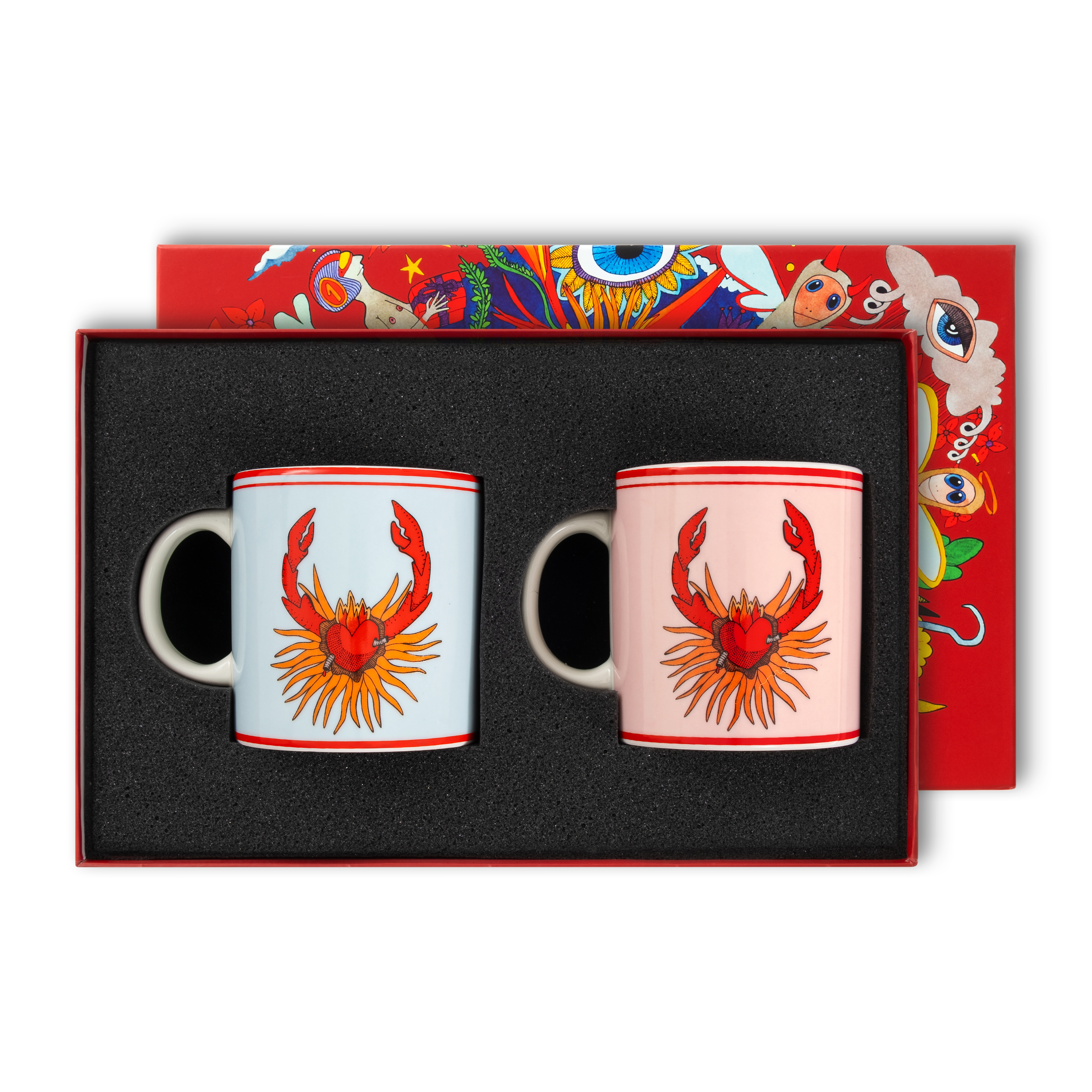 Crab Mug Set
