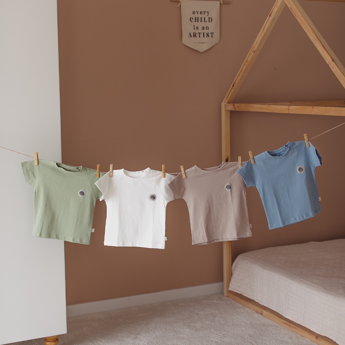 Kukita 4-piece T-shirt Set (nature)
