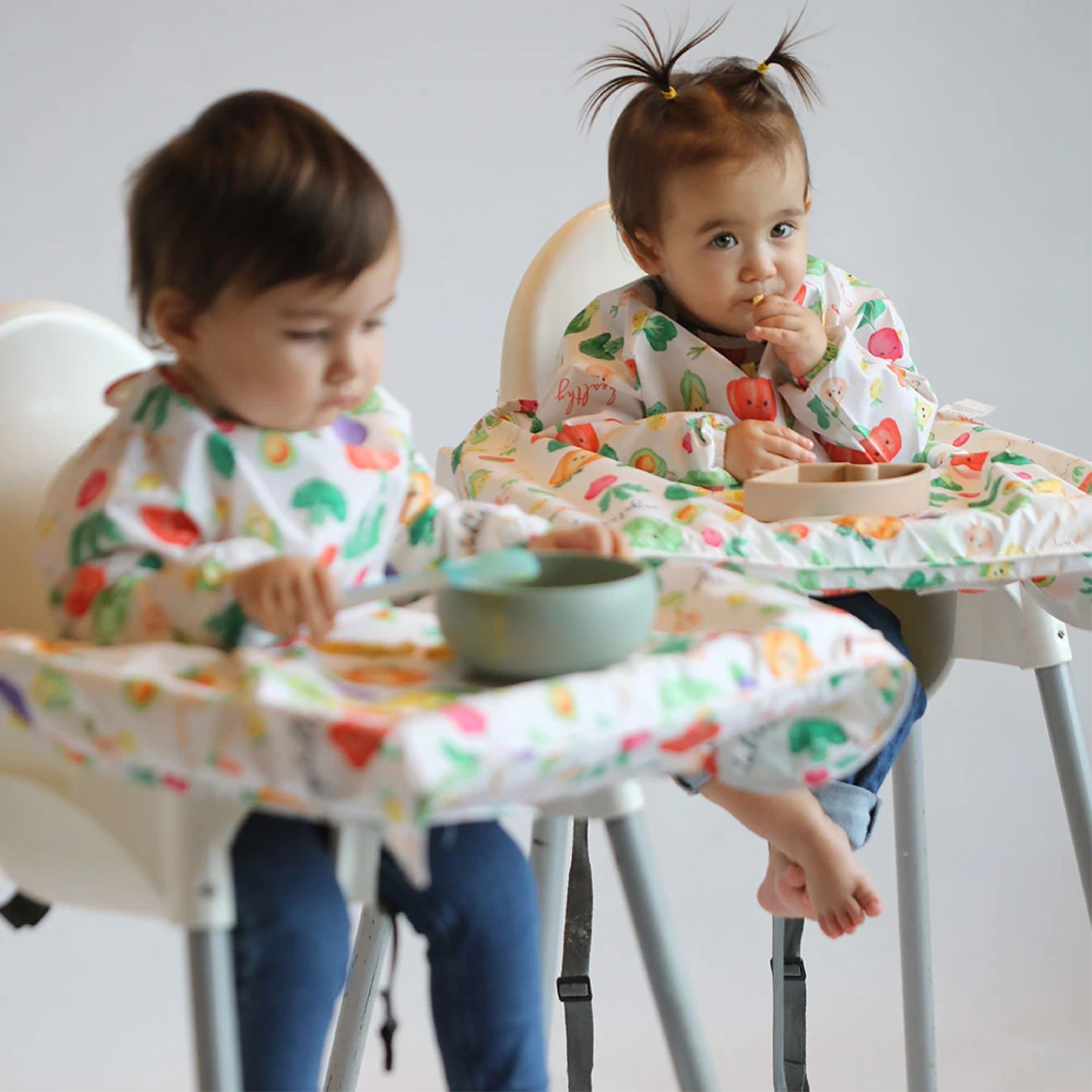 Colorful Vegetables High Chair Apron