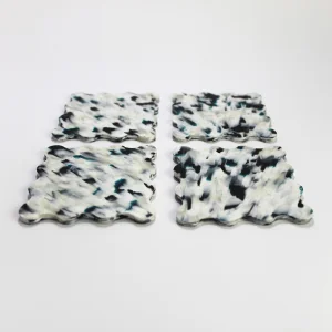 Wave Coaster Set - Set Of 4 | Recycled Plastic