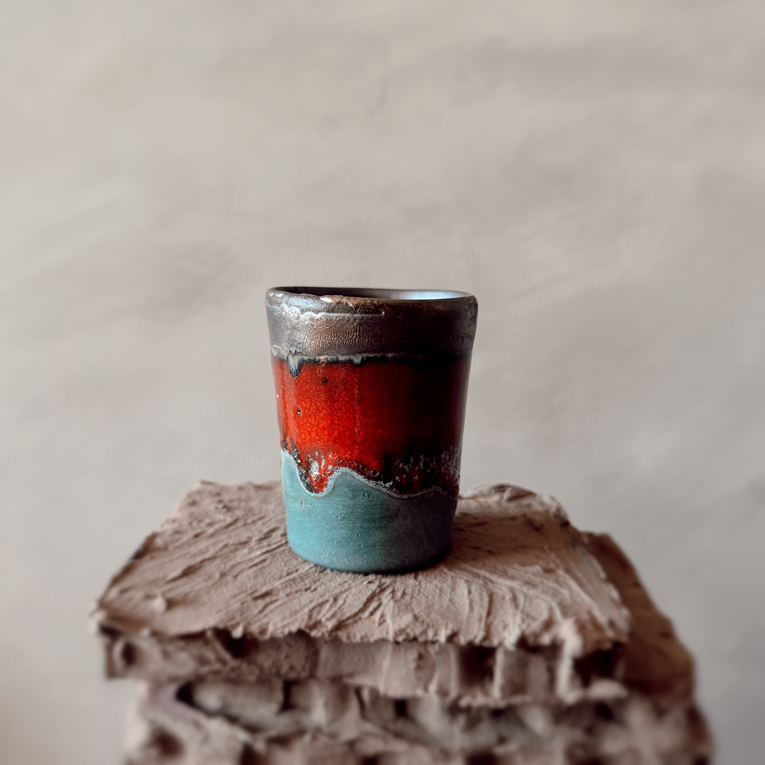 Lava | El Yapımı Stoneware Seramik Espresso Bardağı