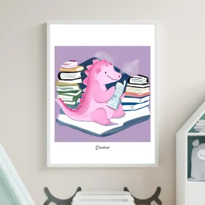 Çocuklar İçin Tasarım Posterler Dinosours No:20
