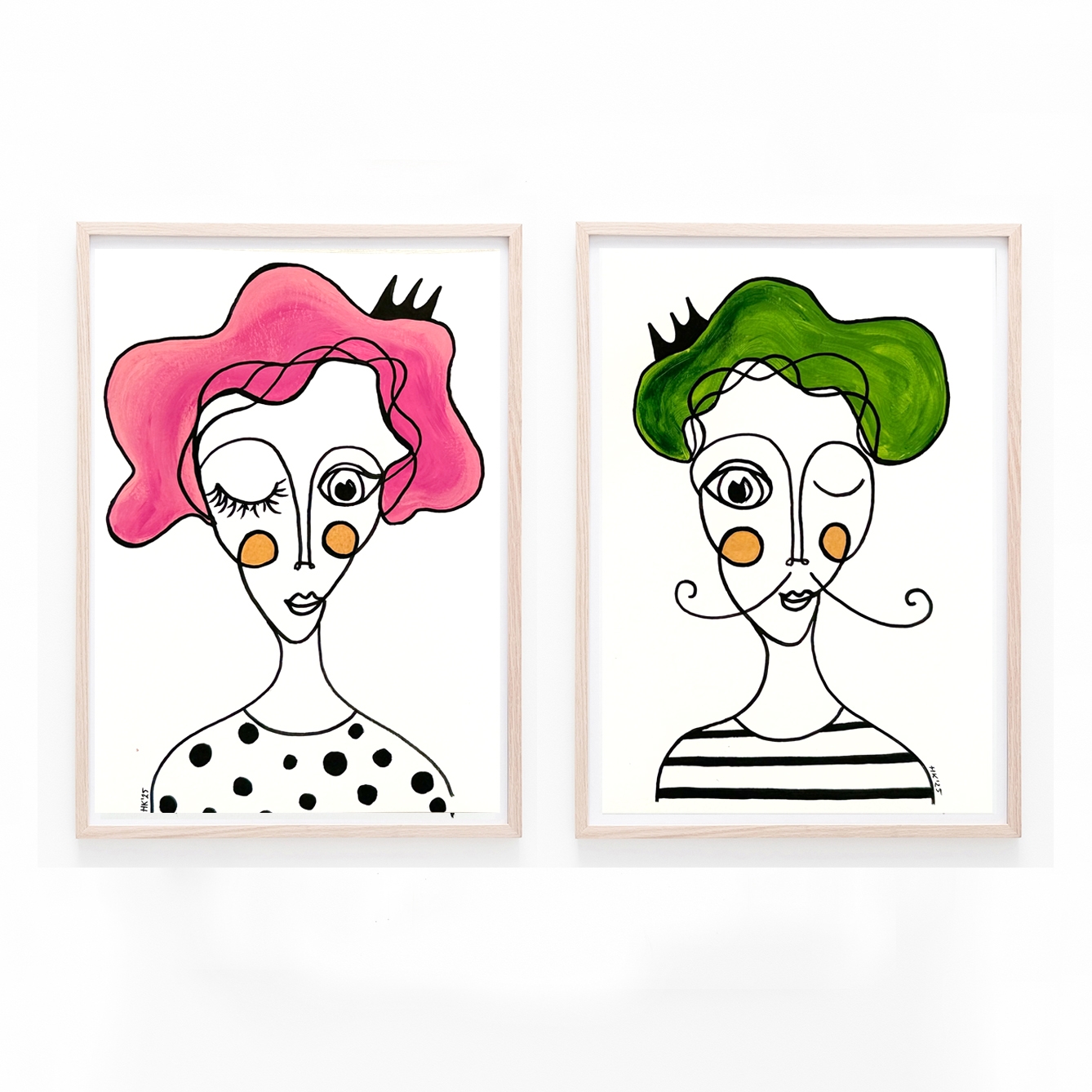 Drawing Paper Portrait Color Series - 02 - 2 Pieces