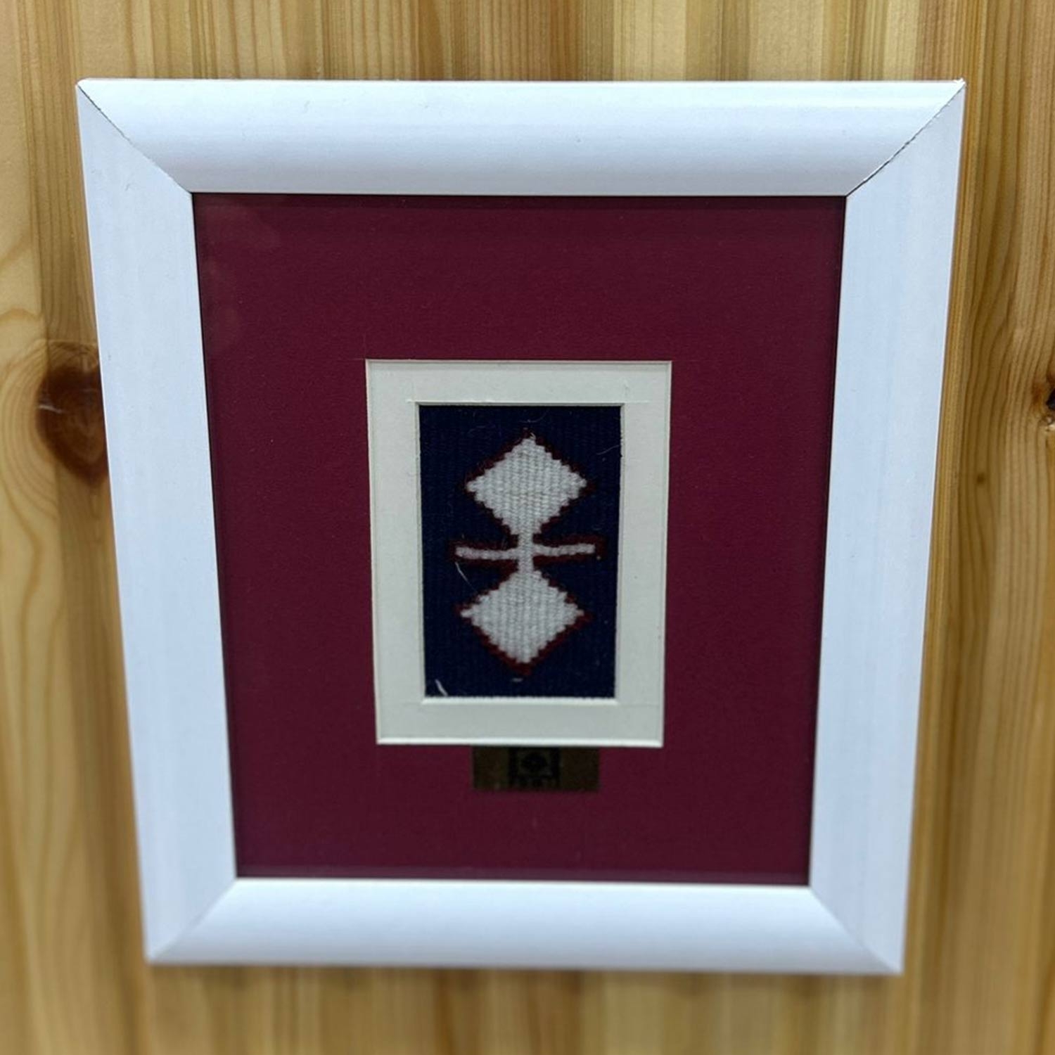 Kurt Gözü Motifli Kilim Tablo