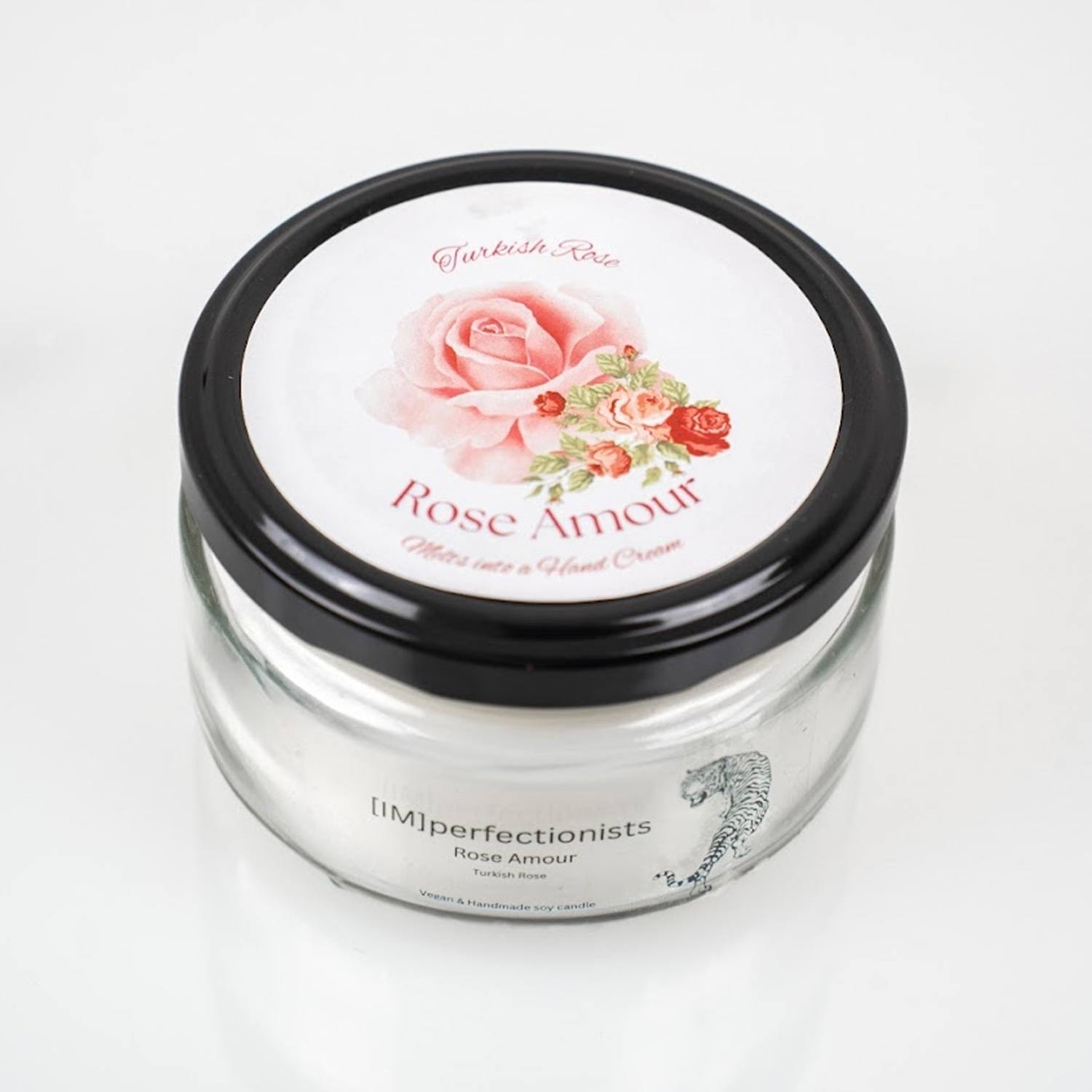 Candle That Turns Into Rose Amour Hand Cream