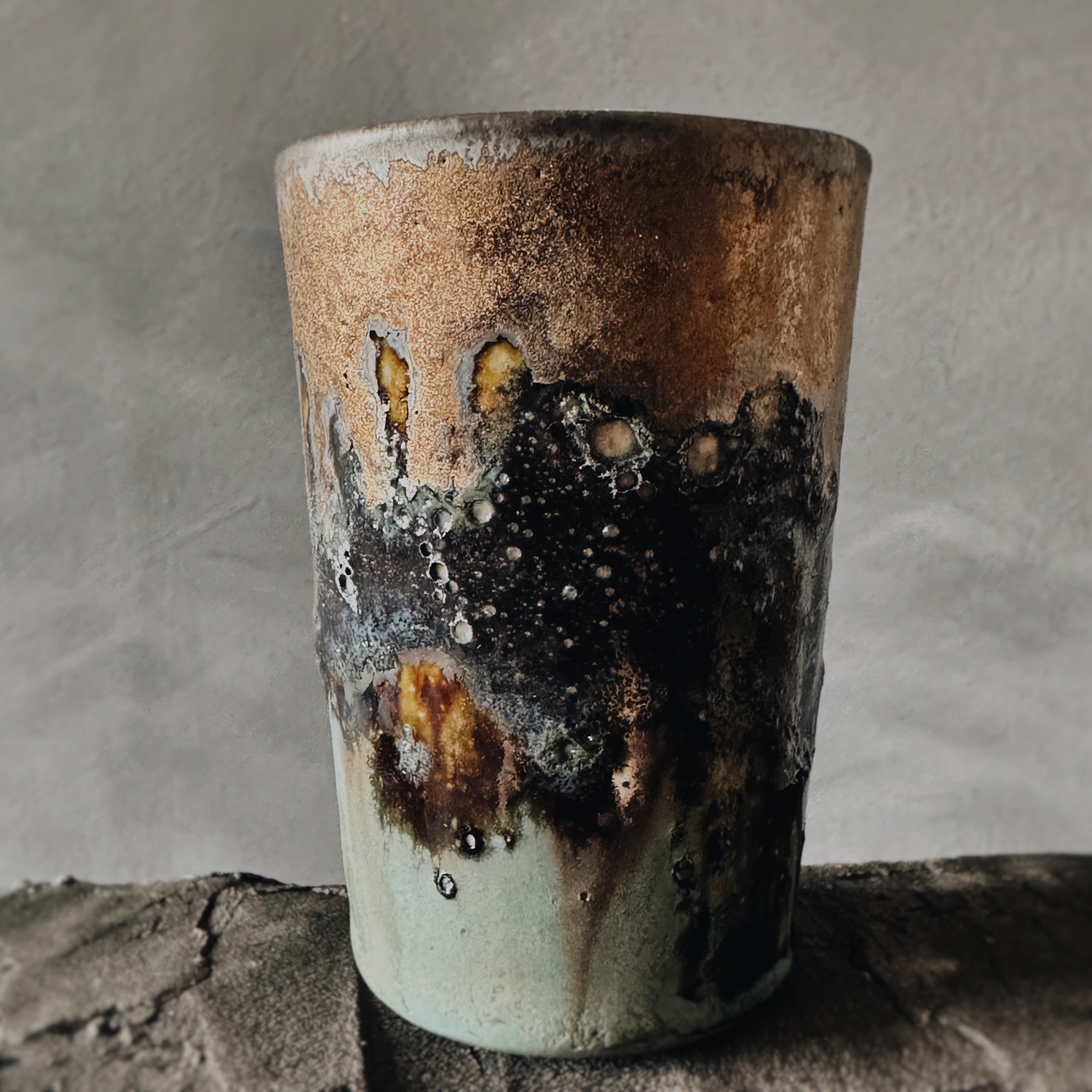 Cornelius | Handmade Stoneware Ceramic Oval Espresso Cup
