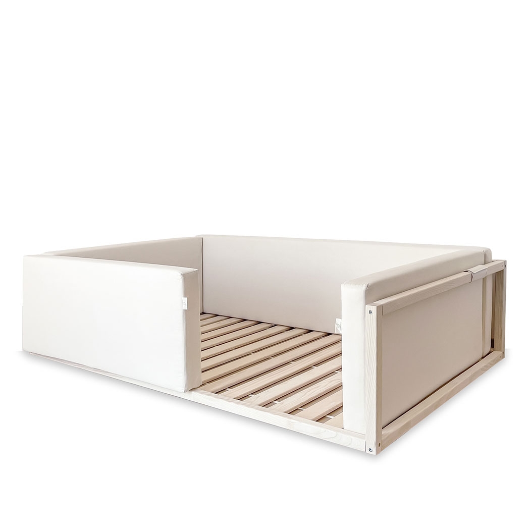 Montessori Floor Bed - 120x190cm - With Front Side Cushion