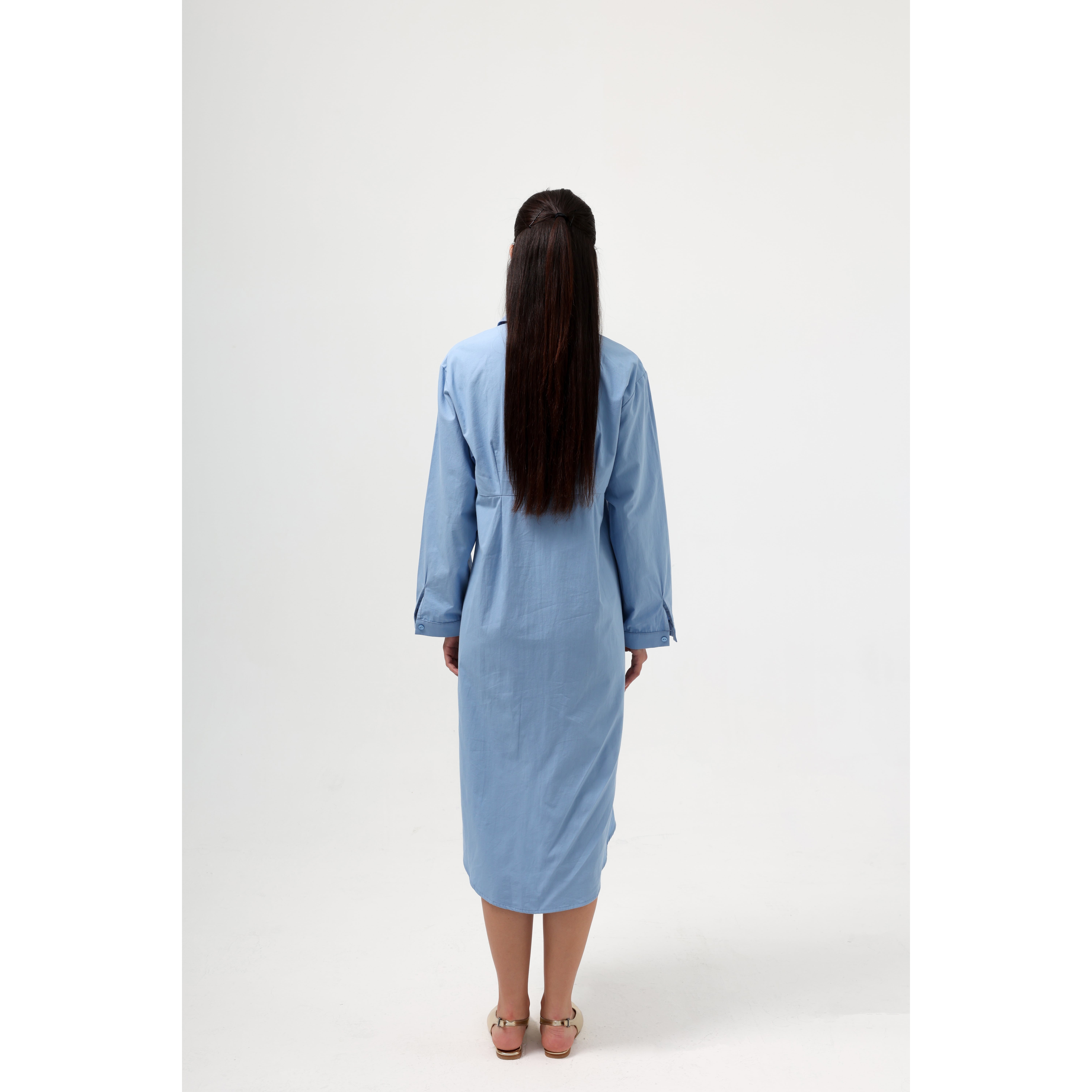 新品未使用完売　josemoon BACK TWIST SHIRT DRESS JOSE MOON（ジョゼムーン）の「BACK TWIST SHIRT DRESS/バック