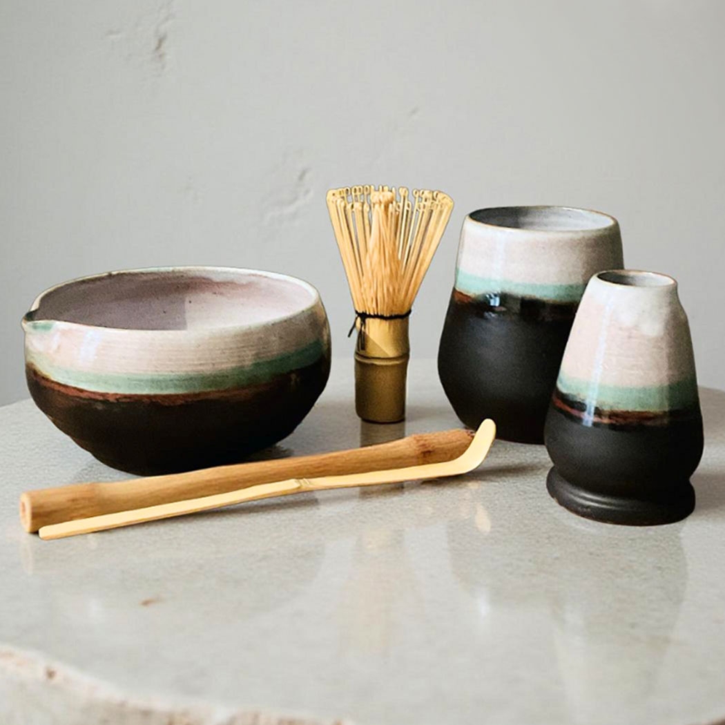 Yamaji - Mountain Path | Handmade Matcha Ceremony Set (3 Pieces)