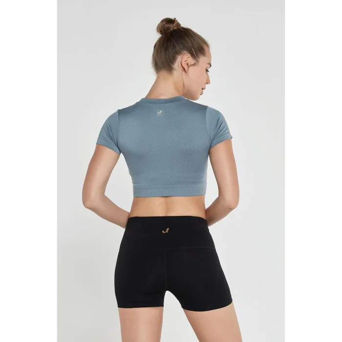Captiva Yumuşak Dokulu & Esnek Crop Top - 3