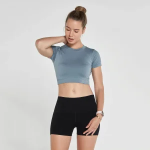 Captiva Yumuşak Dokulu & Esnek Crop Top - 1