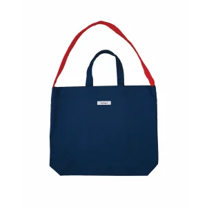 Summer Tote Bag - Blue Anthracite / Red