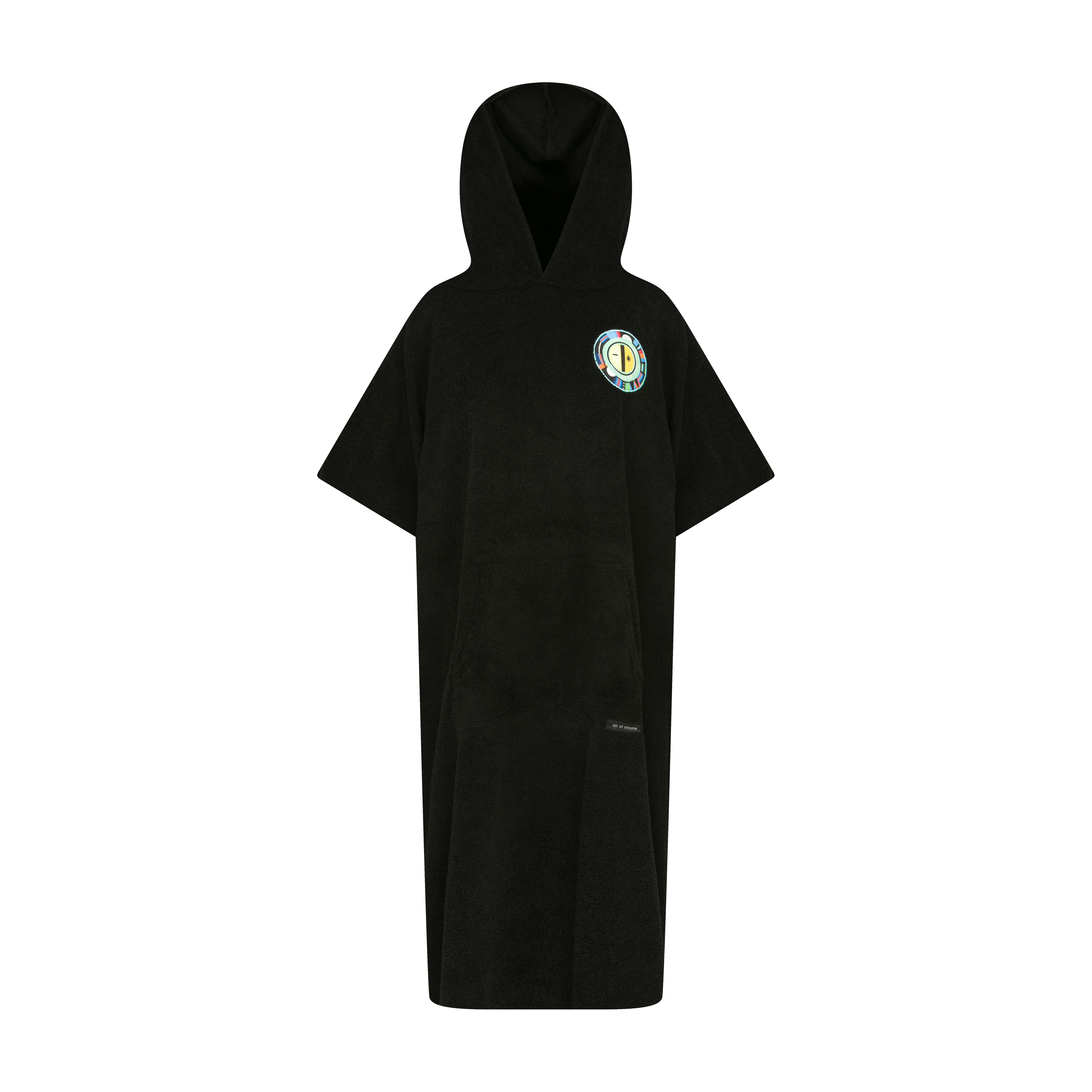 Sun Age Black Poncho