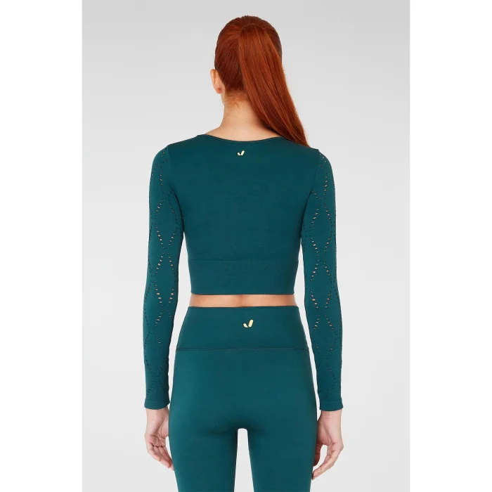 Naples Uzun Kol Crop Top Econyl - 3