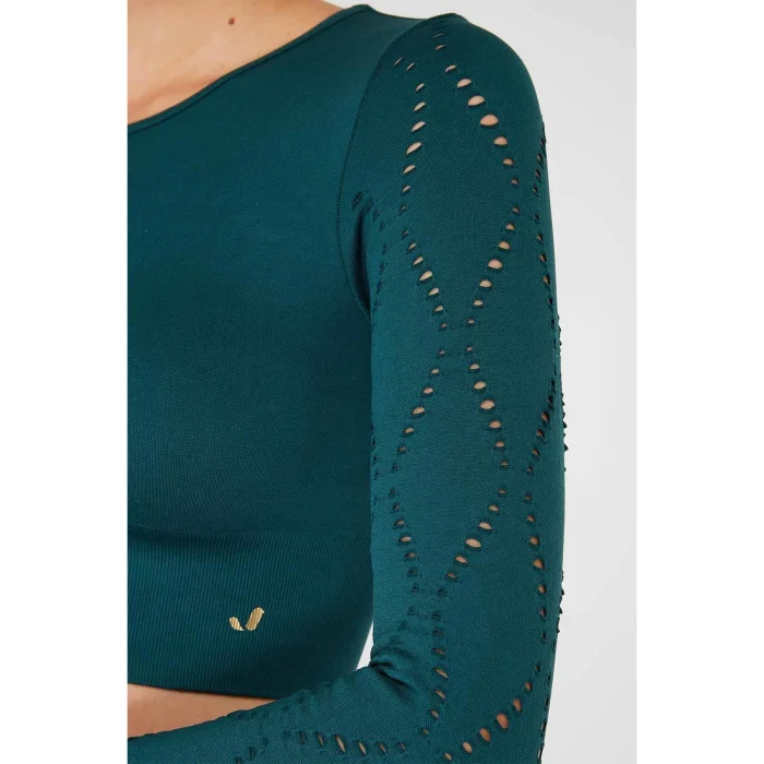 Naples Uzun Kol Crop Top Econyl - 2