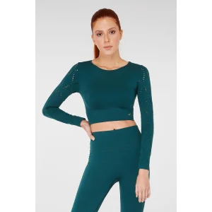 Naples Uzun Kol Crop Top Econyl - 4