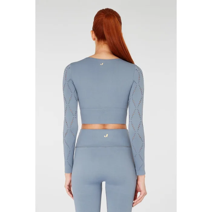 Naples Uzun Kol Crop Top Econyl - 3