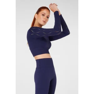 Naples Uzun Kol Crop Top Econyl - 4