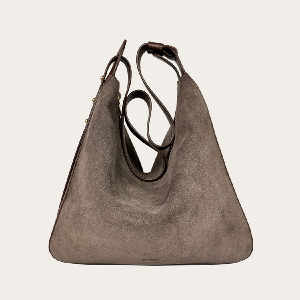 Nova Shoulder Bag In Suede Leather