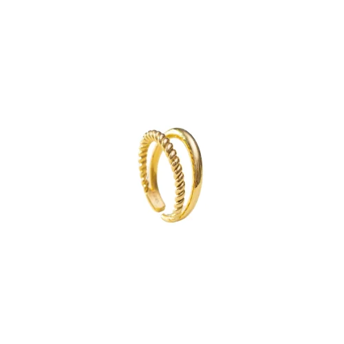 Gold Radial Ring