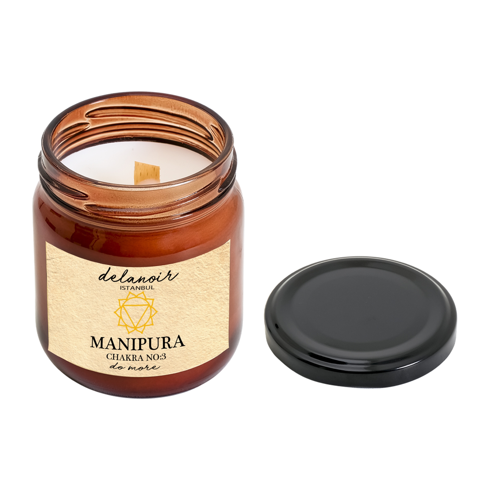 Chakra No: 3 - Solar Plexus Chakra Soy Candle