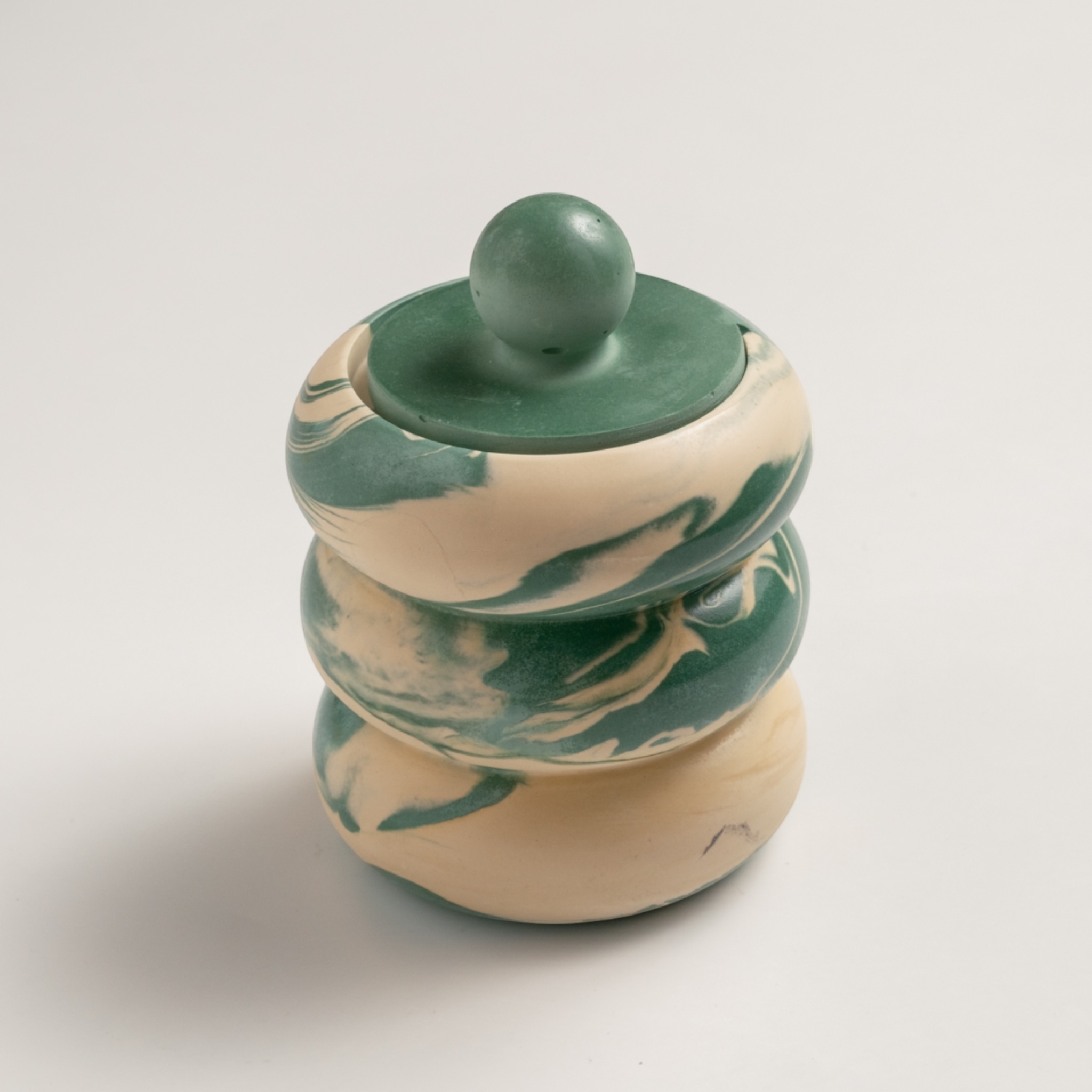 Bubble Concrete Vanilla Soy Candle