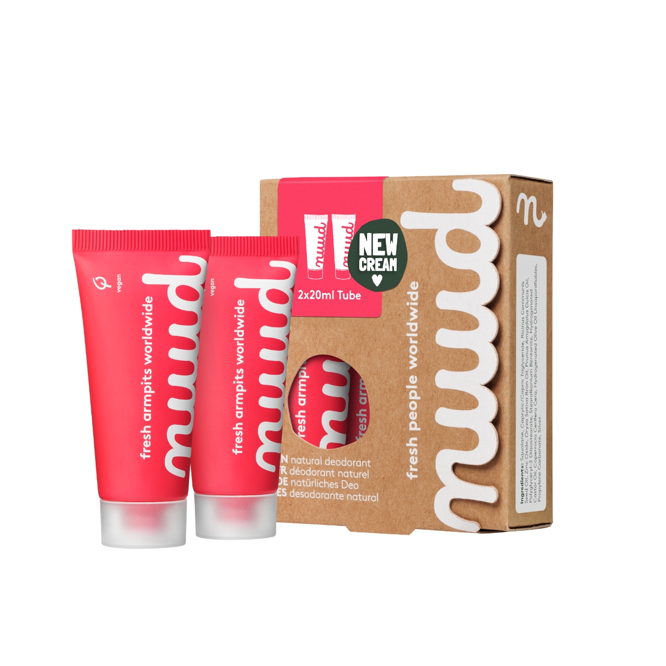 Nuud Smarter Pack 2 X 20ml - Vegan - 72 Hours Effective