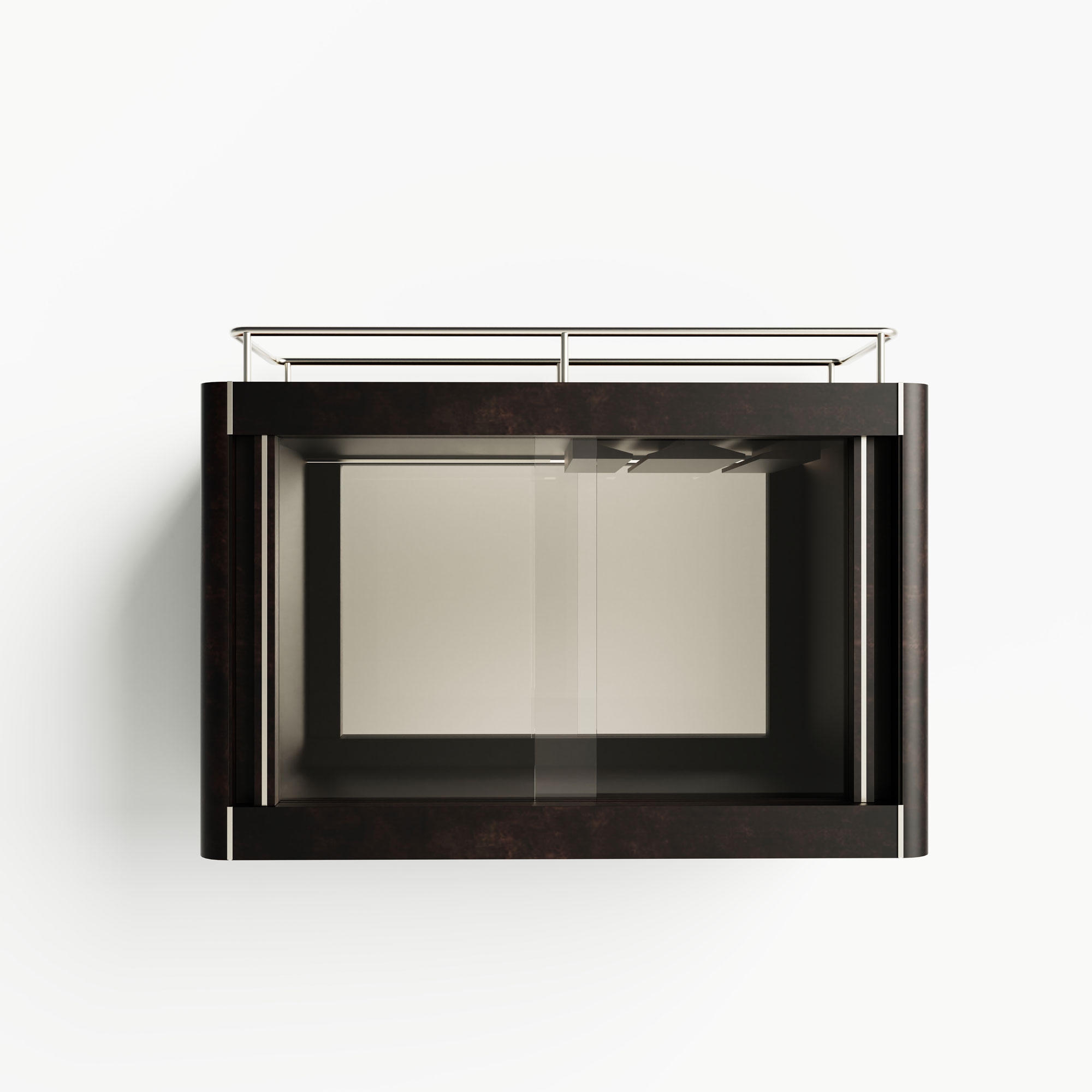 Solid Wood Drink / Cocktail Cabinet - Casablanca Wall Showcase Series