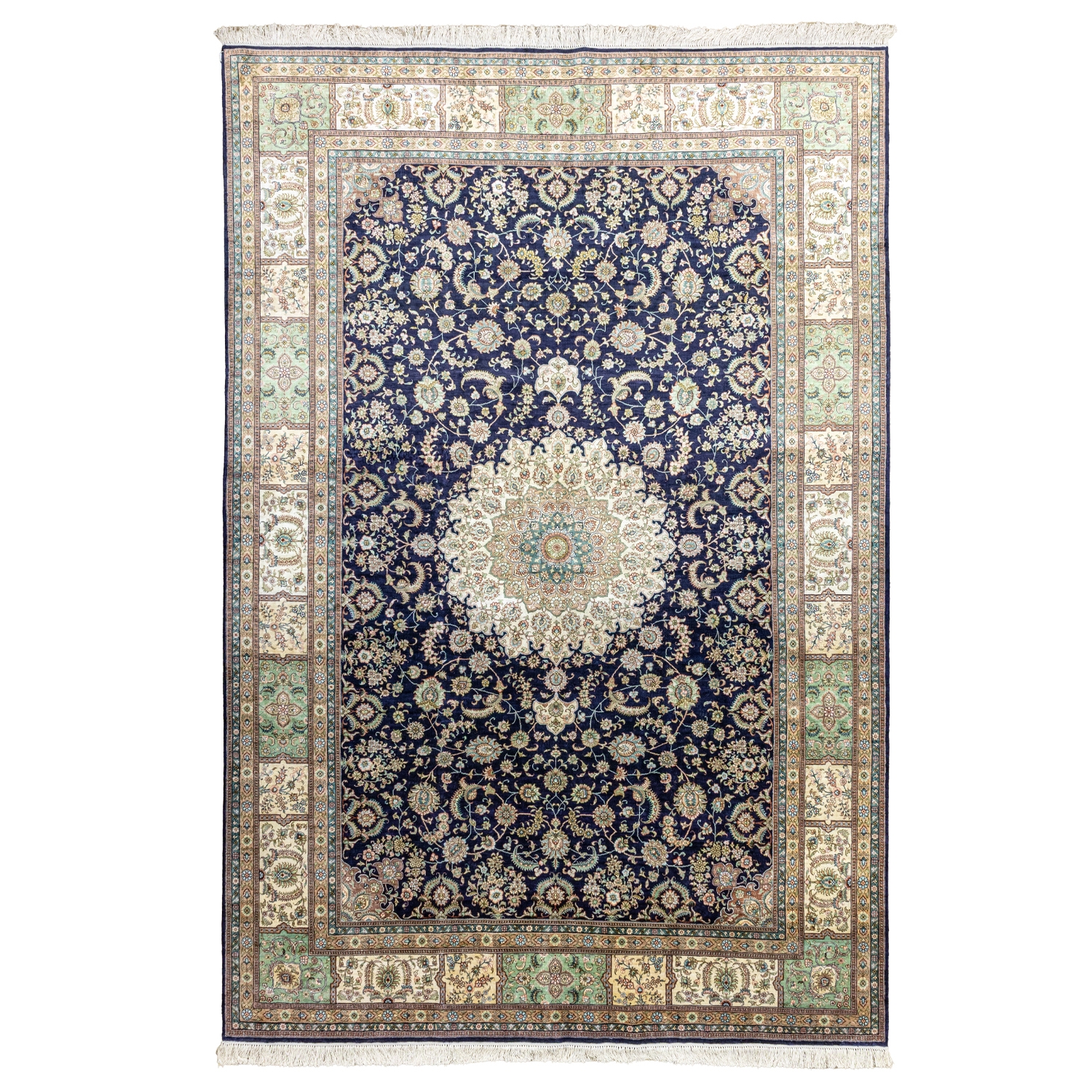 Sandine Madalyon Desenli İpek Halı 184x268 Cm