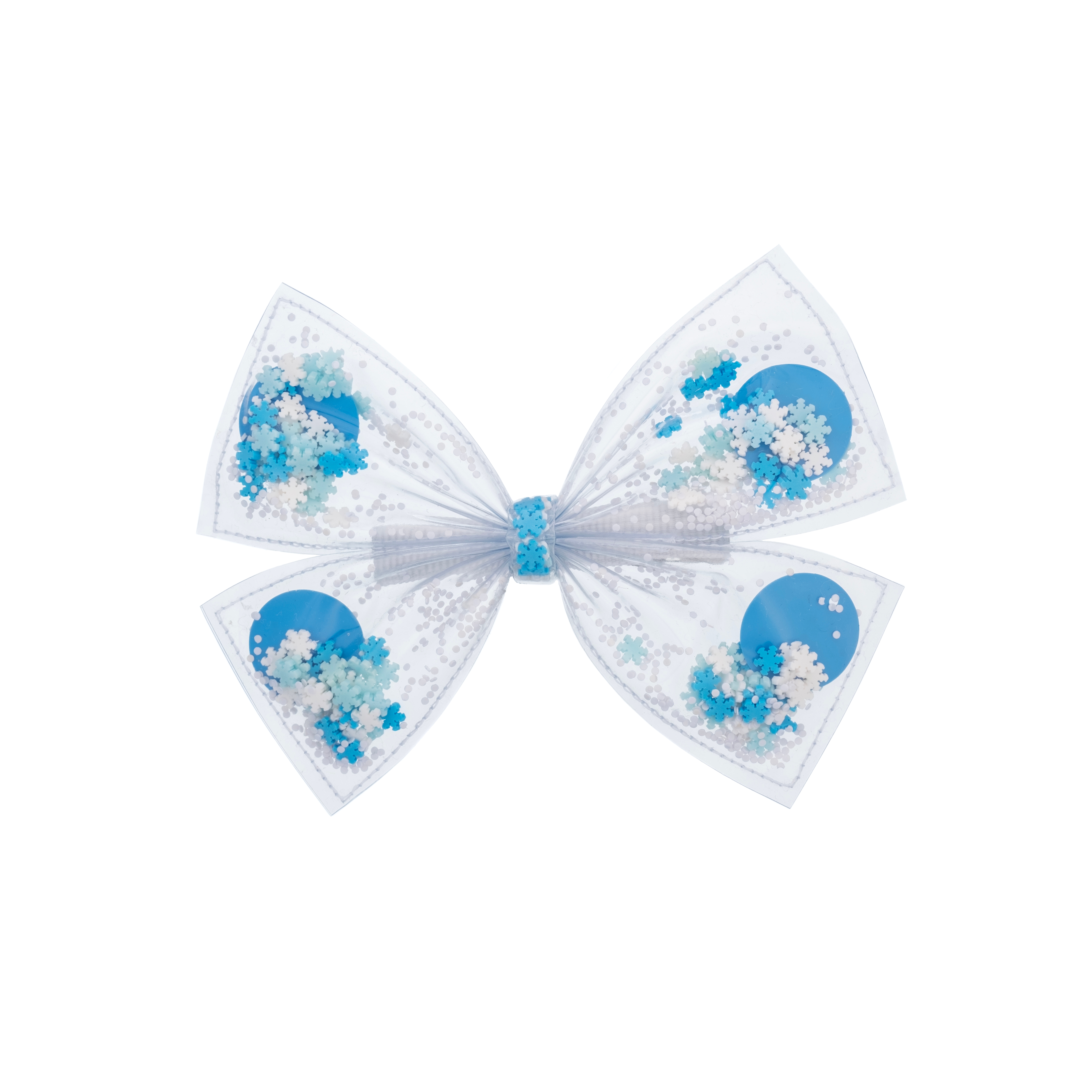 Frozen Clear Bow - Kids Hair Accessories