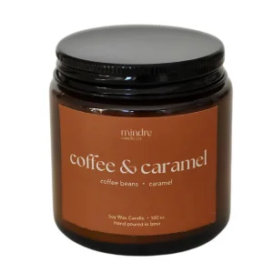 Amber Series Coffee Caramel 100 Ml Scented Soy Candle