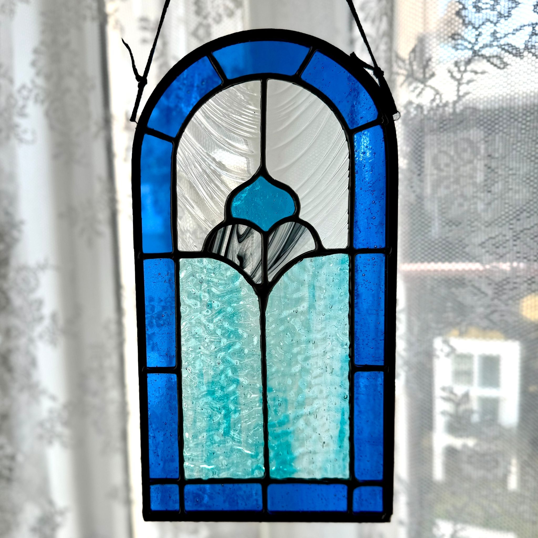 Ice Cream Gate Stained Glass Suncatcher