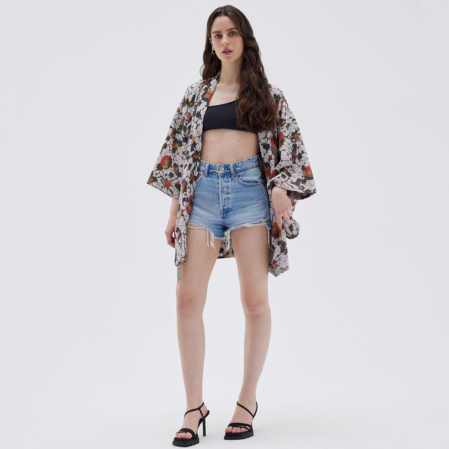 Bloom Mistral Vintage Silk Kimono Haori