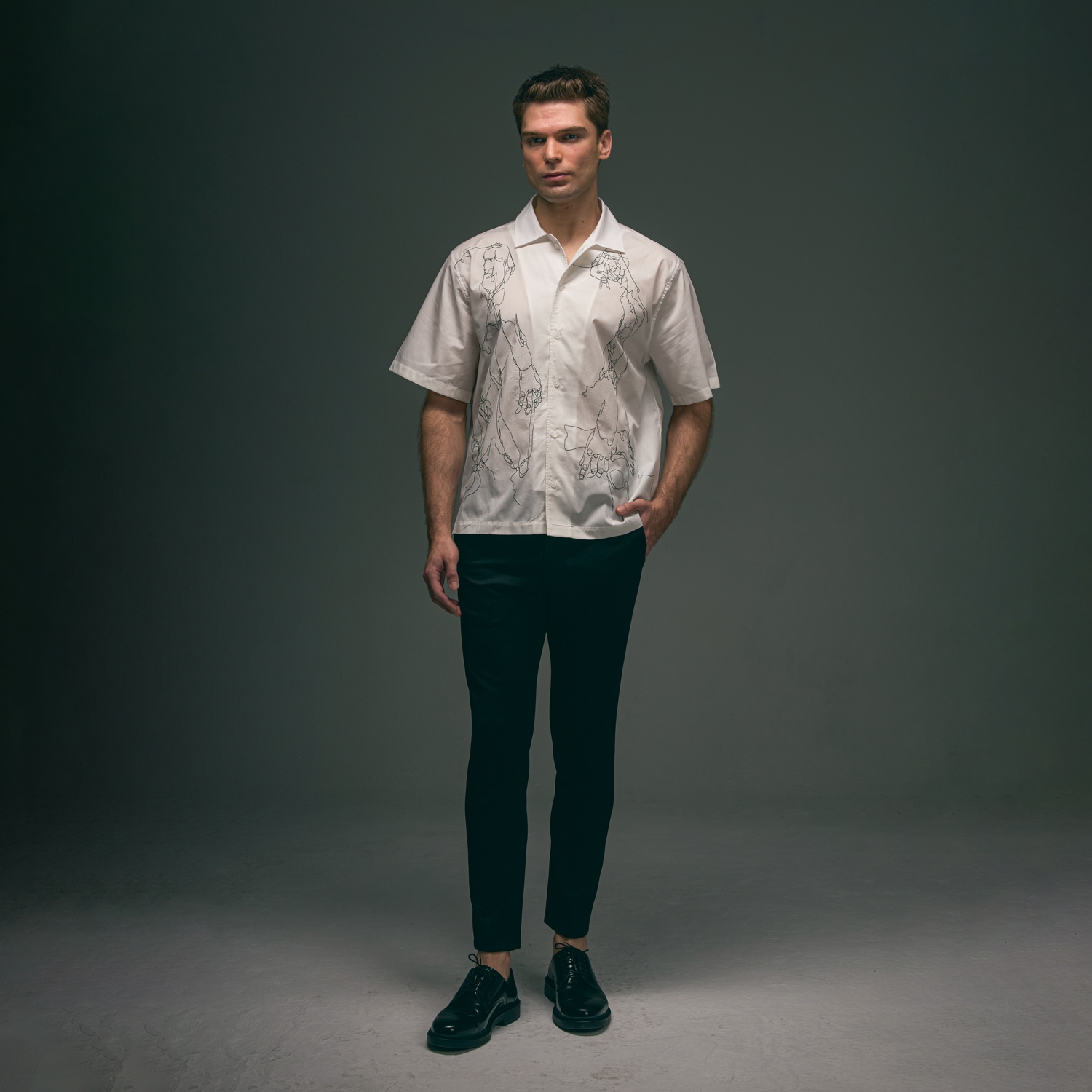 Embroidered Oversize Shirt