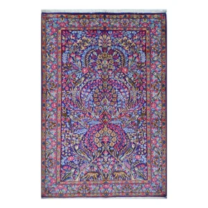 Doğa Tasvirli El Dokuma İran Halısı 100x146 Cm (1.46 M2)