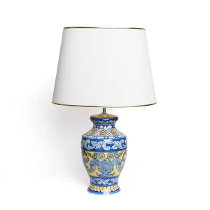 Leaf Patterned Ceramic Lampshade