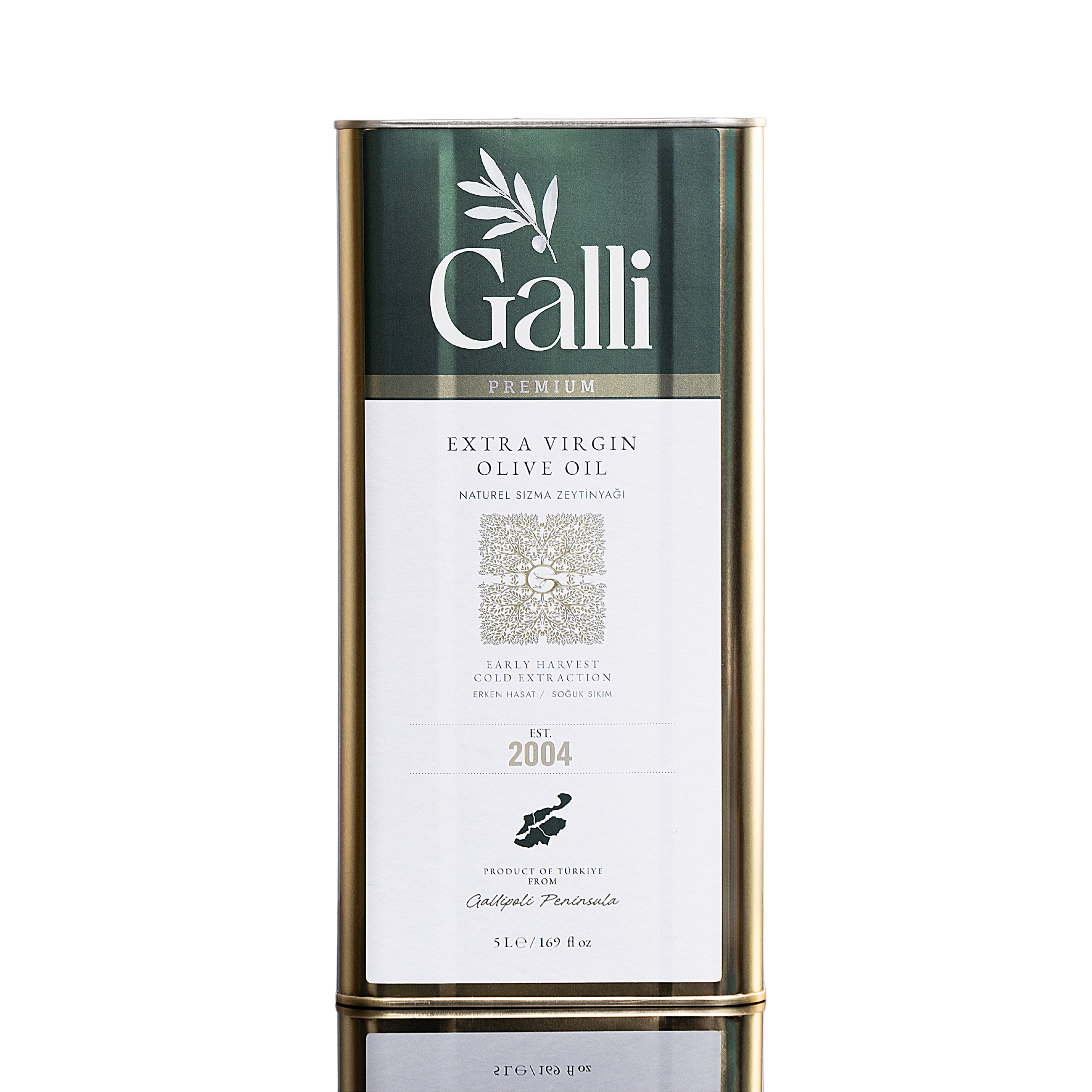 Galli Premium 5 Liter Tin Cold Pressed Olive Oil