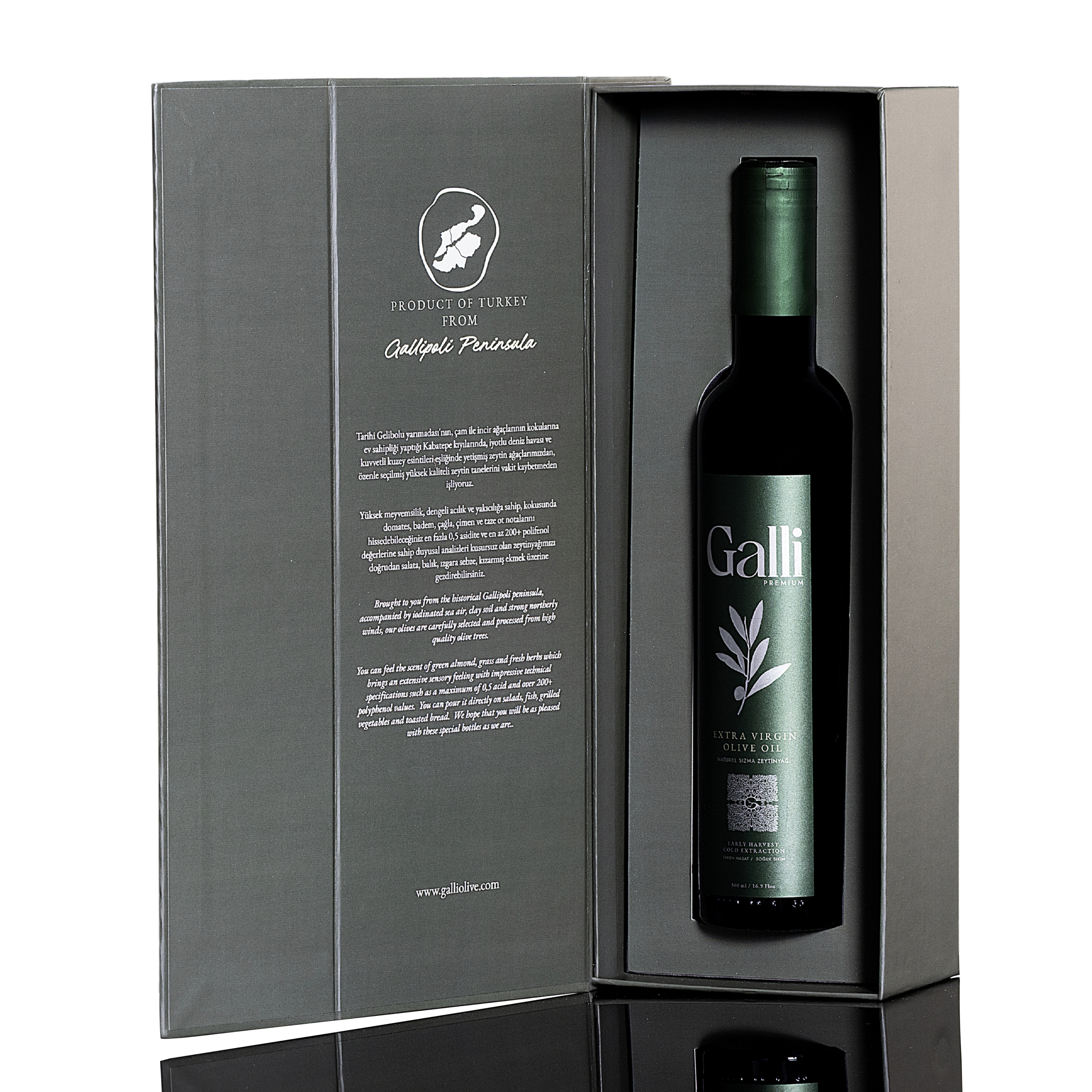 Galli Premium Cold Pressed Extra Virgin Olive Oil 500 Ml Premium Box