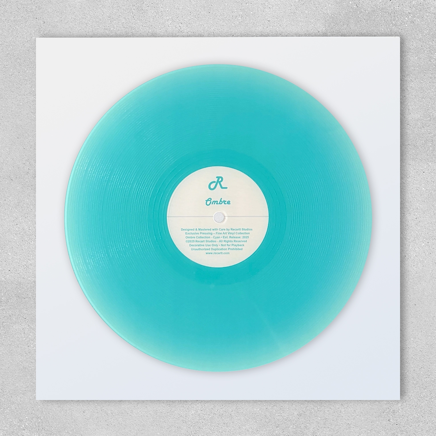 Ombre - Plak - Duvar Dekorasyonu