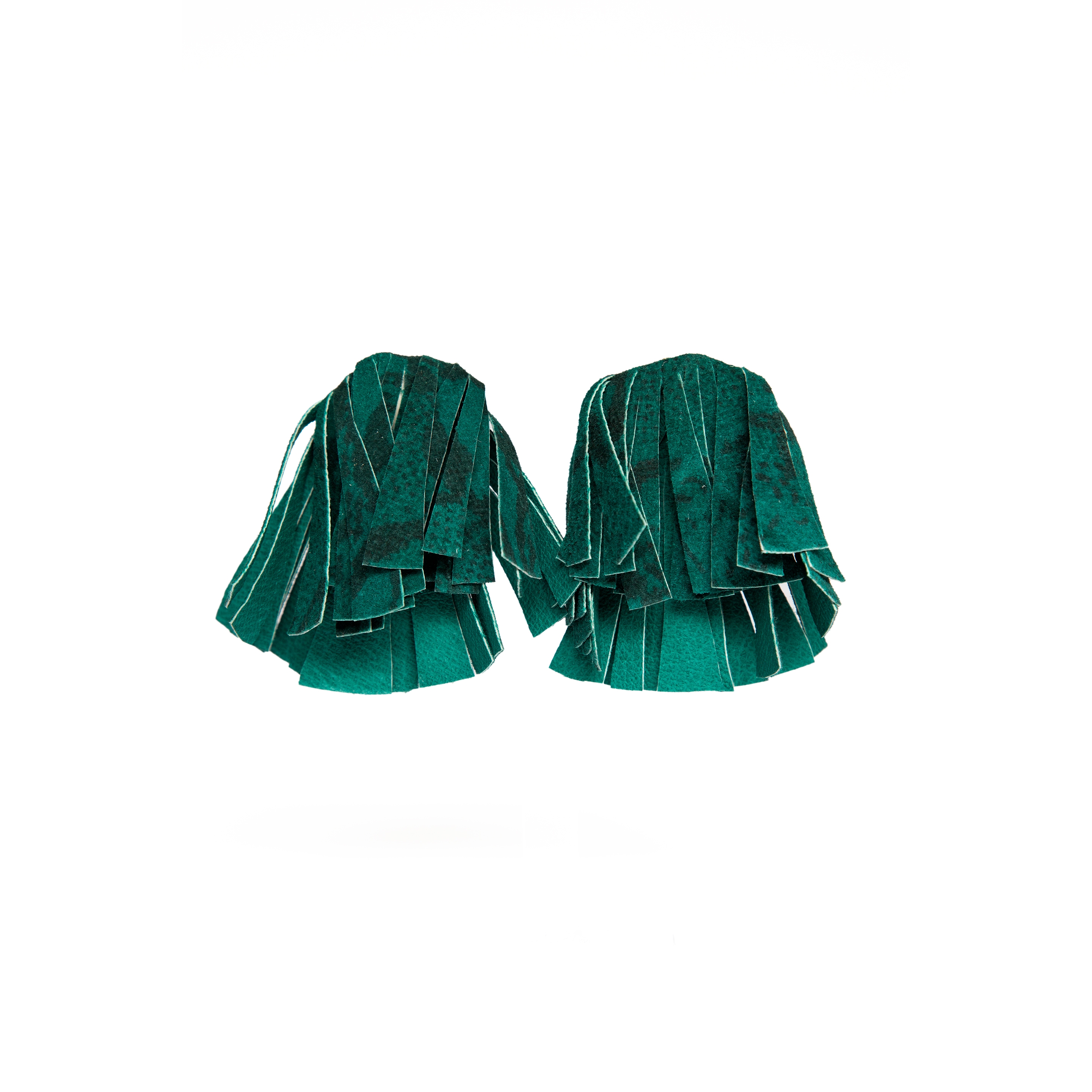 Green Python Earrings