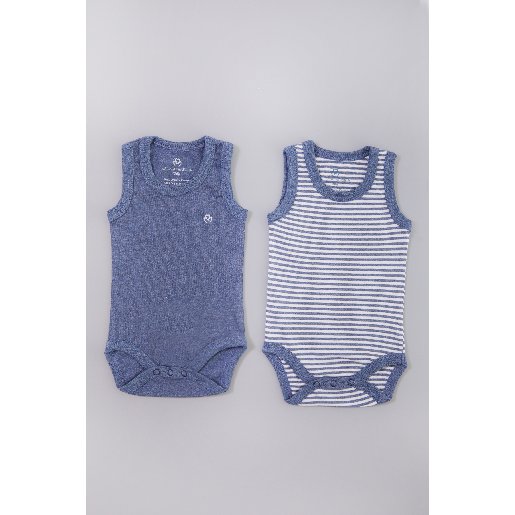 Organicera Organik Bebek Atlet Body, 2'li Set