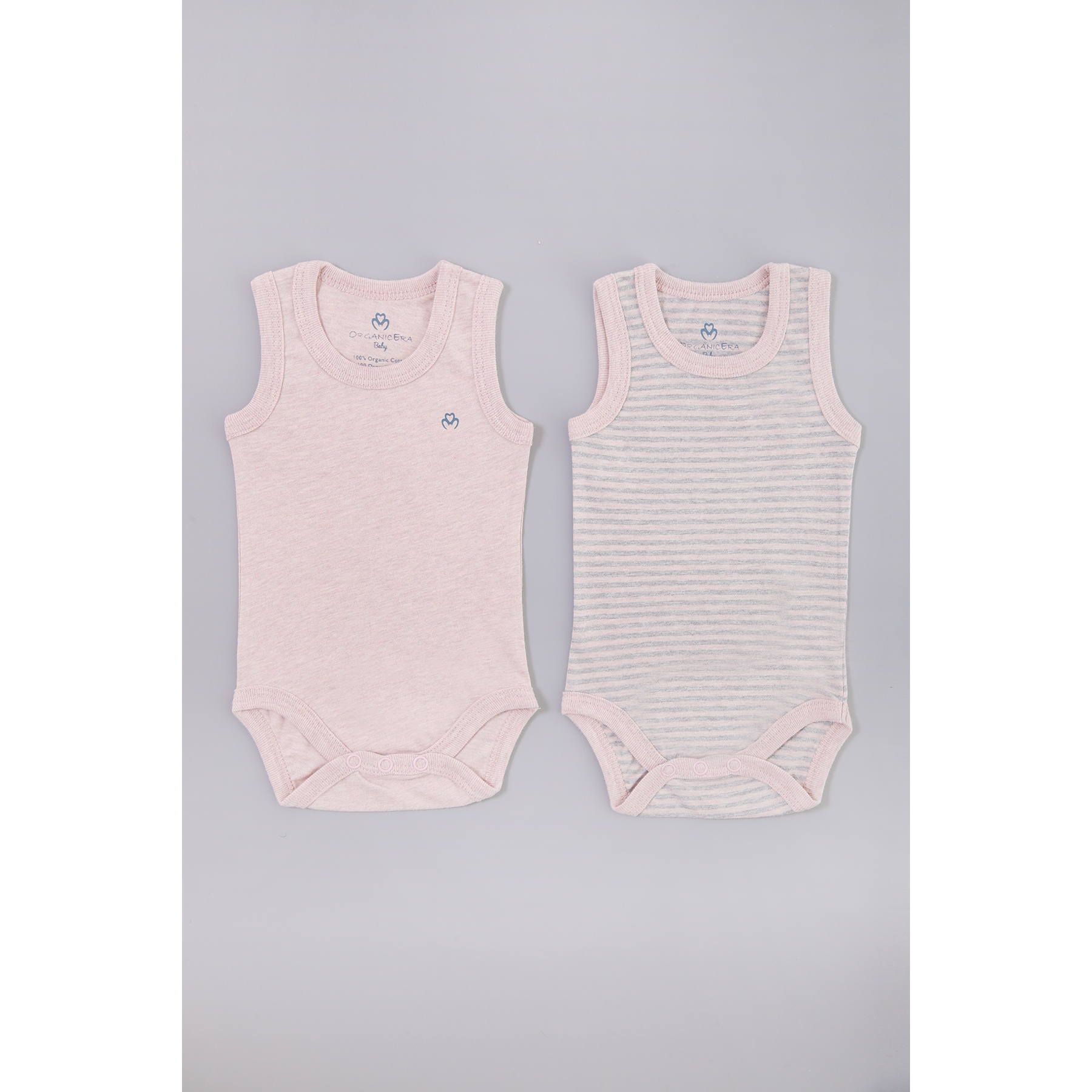 Organicera Organik Bebek Atlet Body, 2'li Set