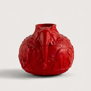 Elephant Figurine Decorative Vase