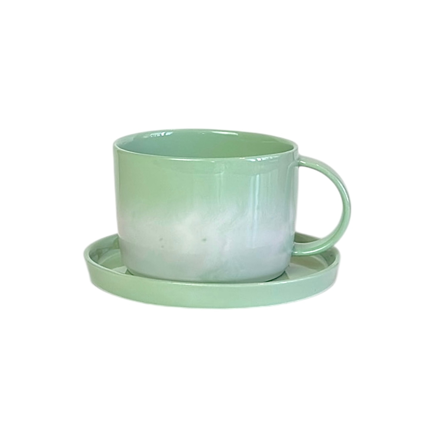 Handmade Porcelain Tag Short Cup Set
