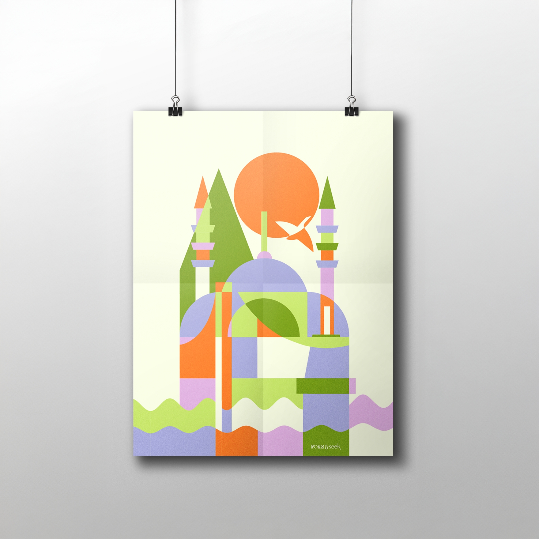 Istanbul Graphic Poster