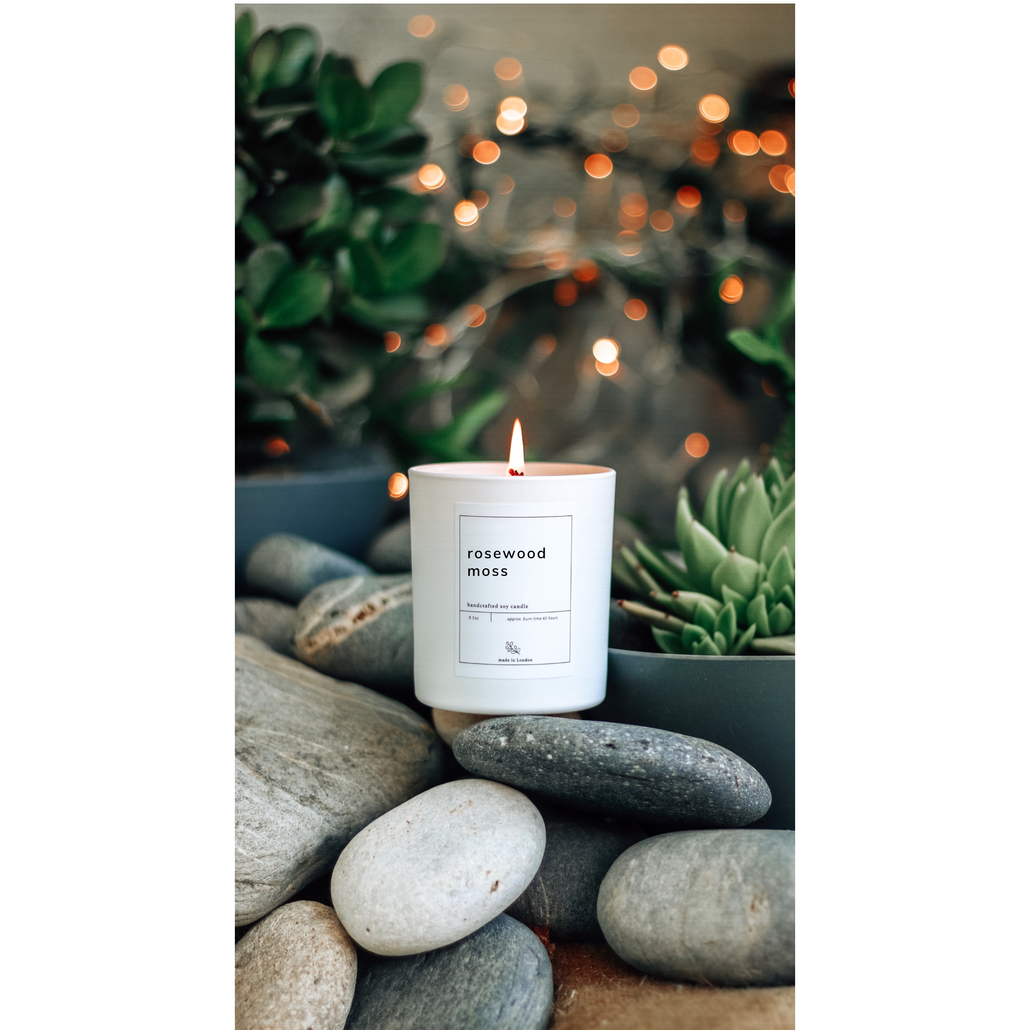 Rosewood Moss Soy Candle