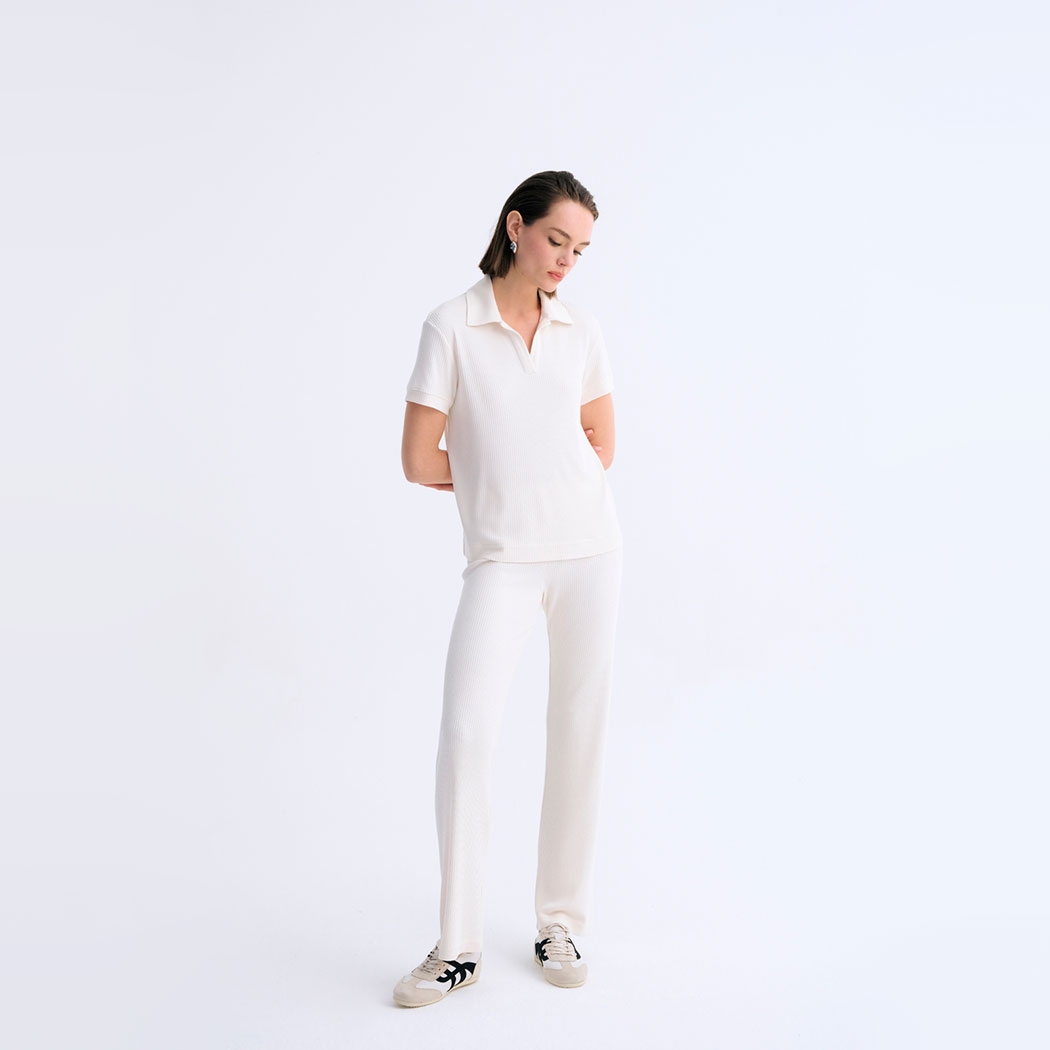 Ribbed Flow Fitilli Eşofman