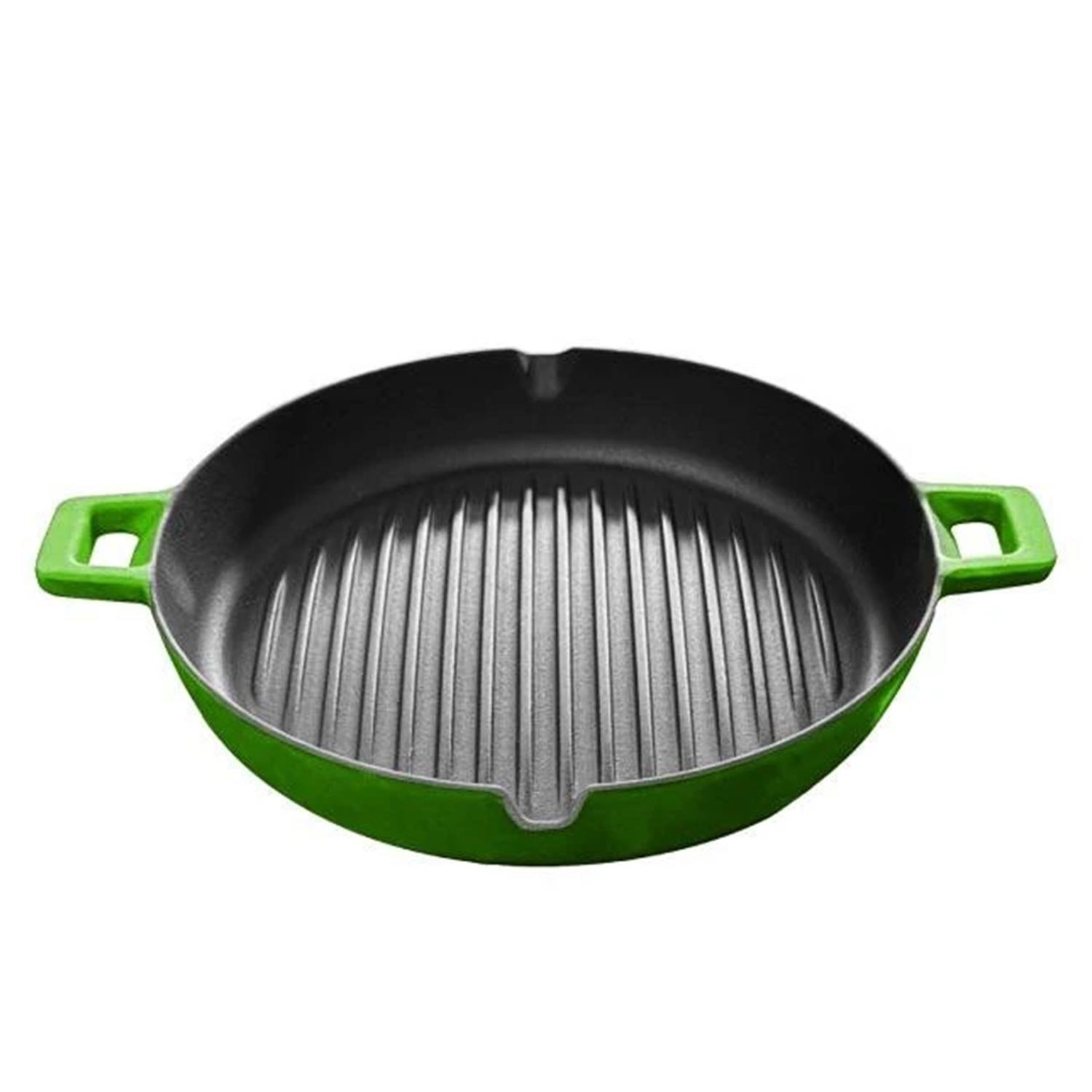 Foret Yeşil Döküm Izgara Tava 30 Cm