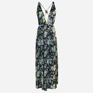 Marigolds - Gold Buckle Backless Long Dress