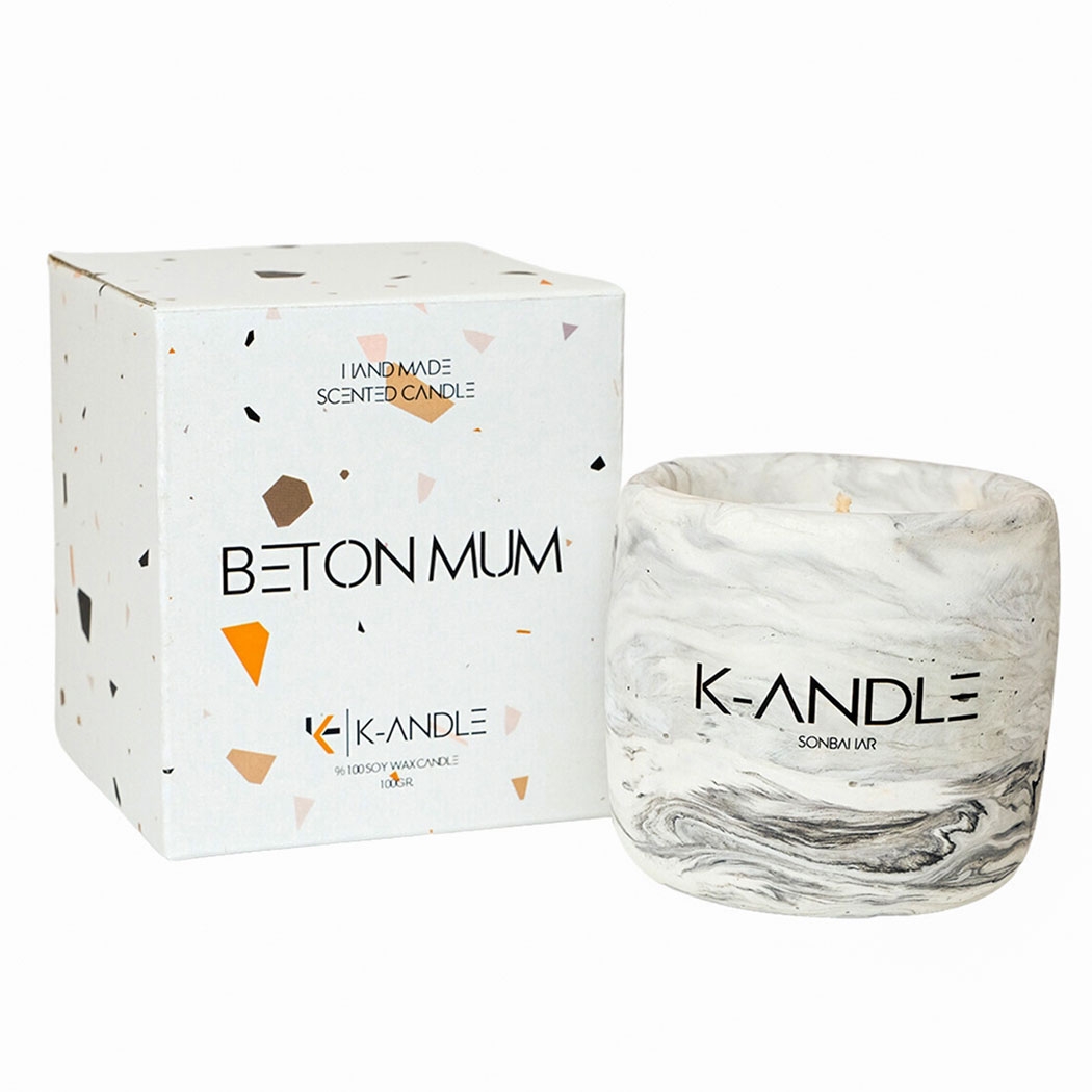 Sonbahar | El Yapımı Kokulu Beton Mum